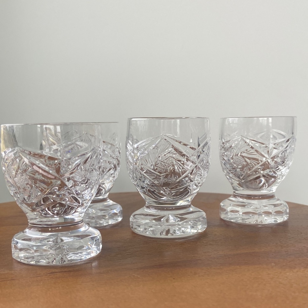 Vintage Star of David Cordial glasses - Picture 2 of 5